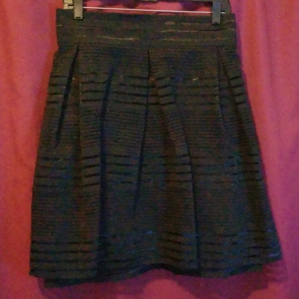 Black stripe skirt